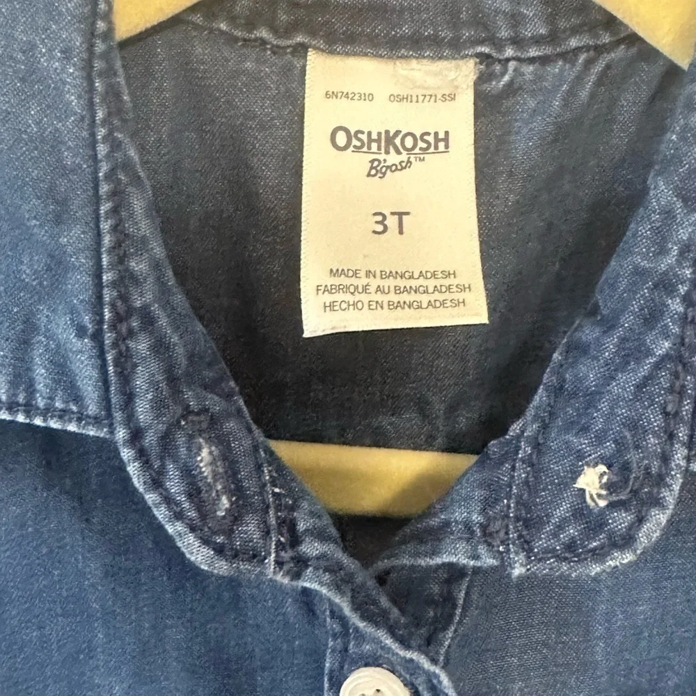 Oshkosh Girls Tutu Denim Dress Navy size 3T